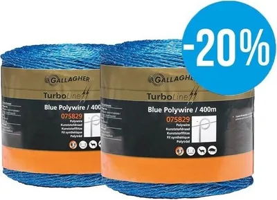 Produktbild von Gallagher Zaundraht (blau) - 2 x 400 Meter