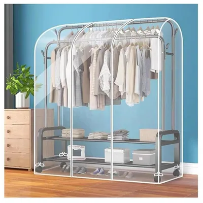 Produktbild von Schutzhülle für Kleiderständer 50x150x120cm PEVA Staubschutz Kleidersack