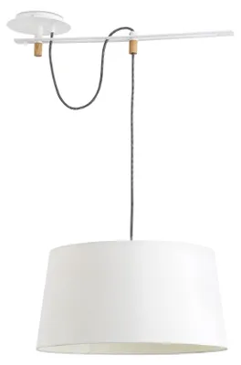 Image de Suspension FUSTA blanc, marron