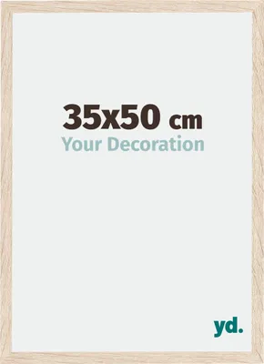 A product image showing a picture frame with text and a logo.