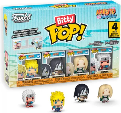 Obrázok produktu pre Naruto Shippuden Bitty POP! vinylové figúrky 4-pack Team 2 2,5 cm