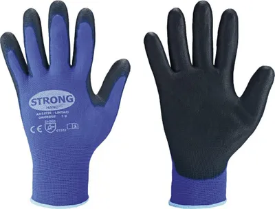 Produktbild von 1 Paar Nylon Arbeitshandschuhe Montagehandschuhe Lintao, Feinstrick, Größe 10