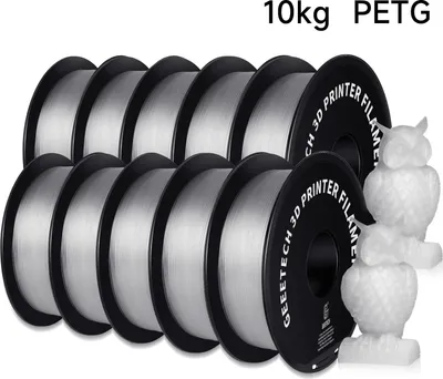 Produktbild von 3D-Drucker Filament - PETG 1,75 mm - Länge 343 m - Für FDM 3D-Drucker - Vakuumverpackt - Transparent