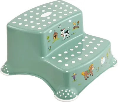 Obrázok produktu pre keeeper 1003131506300 keeeper kids step stool "igor Funny Farm, dvojstupňová, zelená