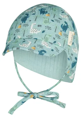 Image de Casquette à visière Sterntaler avec protection de la nuque « Dinos »
