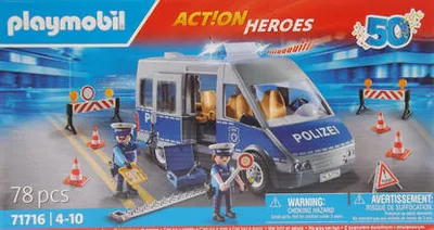 Produktbild von PLAYMOBIL Action Polizei Bus 71716