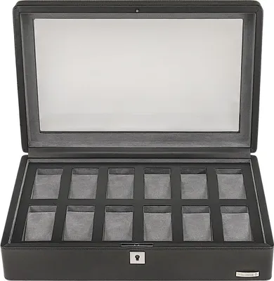 Produktbild von WINDROSE Schmuckschatulle Tempora Watch Box Black schwarz