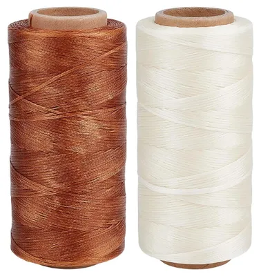 Gewachstes Buchbinderband 520 m, 2 Farben, 0,8 mm, flach