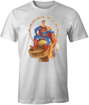 Zdjęcie produktu dla Koszulka damska DC Comics, model wodcomits006, kolor biały, rozmiar M