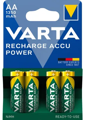 Immagine prodotto di 1x4 Varta RECHARGE ACCU Power 1350 mAH AA Mignon NiMH