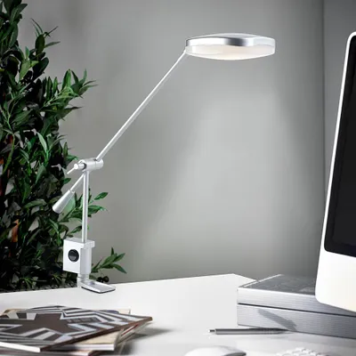 Zdjęcie produktu dla Lampa biurkowa LED T126 chrom matowy