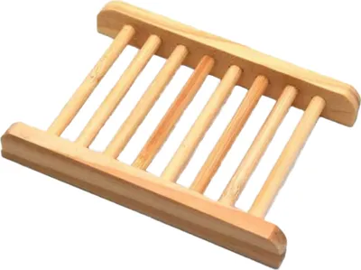 Produktbild von Seifenschale Seifenablage Holz Natur 11,5 x 8,5 cm