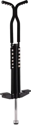 Productafbeelding van Pogo stick - Kinderen - 60 kg - Springstok - Antislip pedalen - Rvs - Jumpstick - Buitenspeelgoed - Zwart