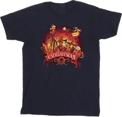 Produktbild von Disney - "The Nightmare Before Christmas" T-Shirt für Herren BI51538 (4XL) (Marineblau)