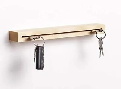 Immagine prodotto di Cassetta portachiavi in legno con spazio di stoccaggio