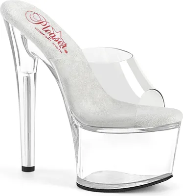 Produktbild von PASSION-701 Damen Slipper von Pleaser, Transparent  , EU 35, US 5