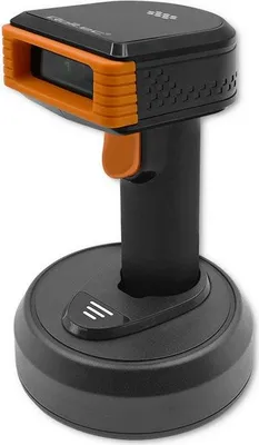 Produktbild von Qoltec Kabelloser Barcode-Scanner und QR-Reader | 1D 2D | 2,4G | + Dockingstation