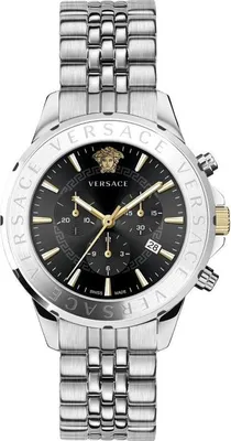 Produktbild von Versace Herren Uhr Armbanduhr Chronograph Signature VEV600419 Edelstahl
