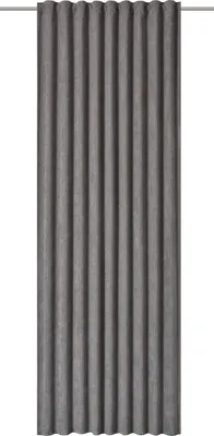 Produktbild von Elbersdrucke Vorhang mit verdeckten Schlaufen Cord 07 grau blickdicht 255x140cm 201999 Wohnzimmmer Schlafzimmer Flur Küche