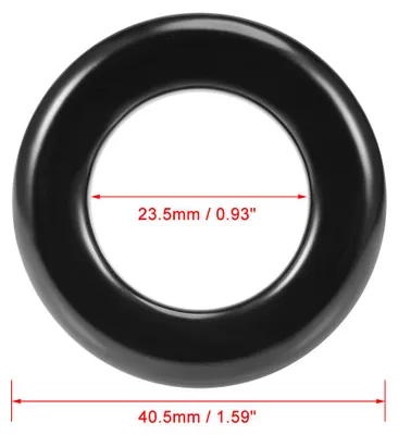 Produktbild von 23,5 x 40,5 x 14,7mm Ferrit Ring Eisenpulver Toroid Kerne Schwarz Ferritkerne de