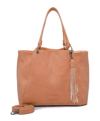 Image de Fritzi aus Preußen sac à épaule bandoulière sac à épaule Vintage Fritzi42 Shopper Peach Party orange