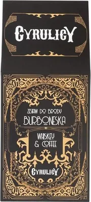 Produktbild von Ein Set Bartkosmetik in einer dekorativen „Burbonesque“-Verpackung