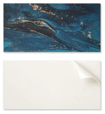 Imagen del producto de Lámina de vinilo autoadhesiva con impresión, 120x60 cm, diseño abstracto de ondas