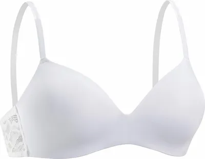 Produktbild von LASCANA Bralette-BH , BH ohne Bügel, T-Shirt-BH, bügelloser BH, Schalen-BH weiß Größe 90 Cup B