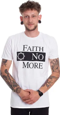 Immagine prodotto di Faith No More - Maglietta "Classic V.2" per bambini/donne Unisex RO1217 (M) (Weiß)