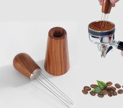 Obrázek produktu pro Mixér na espresso s 4 jemnými jehlami, rozdělovač kávy s jehlami