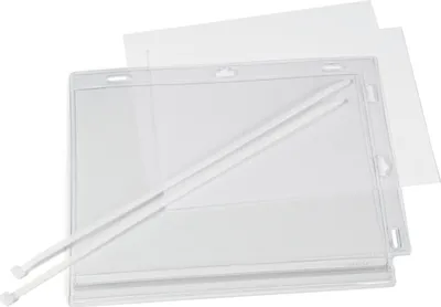 Zdjęcie produktu dla DURABLE Wodoodporna kiesze? inf. A5 z opask?, Przezroczysty, 5 szt., 505919