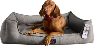 Produktbild von tierlando® Orthopädisches Hundebett SCARLETT >> inkl. Matratzenschoner << - Größe: 130x100cm | Farbe: 51 Taupe