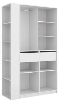 Image de Armoire Vicco Elmo Blanc 50x200cm Lot de 2, Model 61342