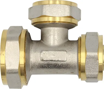 Produktbild von Klemmring Schraubfitting T-Stück reduziert 32x26x26 mm Verbundrohr