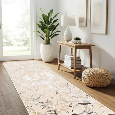 Obrázek produktu pro Koberec běhoun chodba koberec krátký vlas moderní most obývací pokoj ložnice design 120 x 300 cm