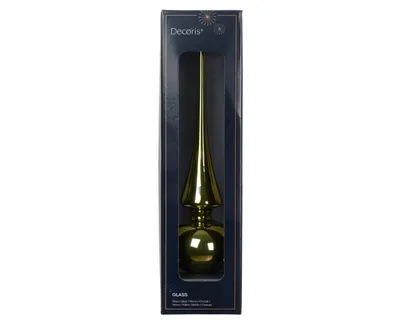 Productafbeelding van Piek glas d6h26 cm rosemarijn L kerst Decoris