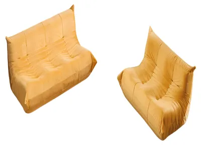 Produktbild von Oranges Designer Sofa-Set  Wohnzimmer Polstercouchen 2tlg