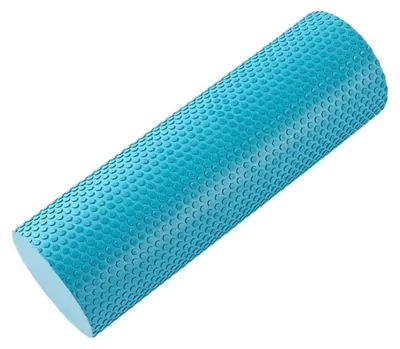 Image de Rouleau en mousse pour massage musculaire et yoga, 90 cm, bleu