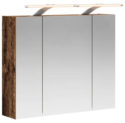 Produktbild von Badezimmerspiegelschrank Altholz 60 x 14,5 x 50 cm