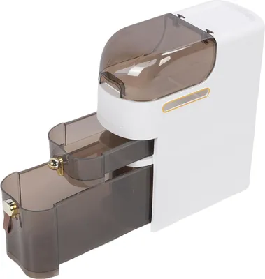 Produktbild von Badezimmer Aufbewahrungsschrank PP PC Narrow Slim Organizer Kleiner Eckschrank mit 4 Rädern für Toilettenpapier Küche Wäsche Kurz 3 Schicht