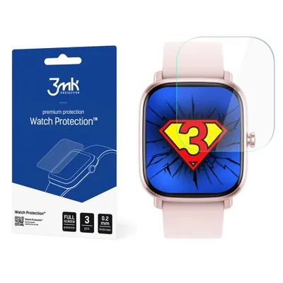 Produktbild von 3mk Display Schutzfolie Watch Protection für Amazfit GTS 2 Mini 0,2mm (3 Stück)