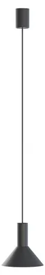 Produktbild von Pendelleuchte Metall GU10 Ø 18 cm rund H: max. 130 cm Schwarz Hängeleuchte