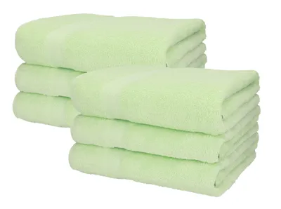 Produktbild von Betz 6 Stück XXL Badetücher 100 x 200 cm PALERMO  Saunatuch 100% Baumwolle  Farbe: grün