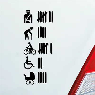 Produktbild von Auto Aufkleber Strichliste Tally List Tuning 15x6 cm Schwarz Matt Sticker Heckscheibenaufkleber