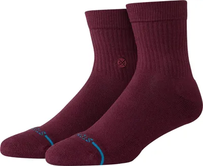 Produktbild von Stance Herren Socken ICON QUARTER, Größe:M, Farben:wine