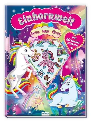 Produktbild von Trötsch Beschäftigungsbuch Malbuch Bastelbuch Einhornwelt