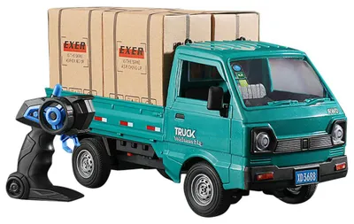 Obrázok produktu pre 1:16 Diaľkovo ovládané nákladné auto, 2,4 GHz diaľkovo ovládané postrekovač, diaľkovo ovládané nákladné auto pre deti a dospelých, zadný priestor, preprava tovaru