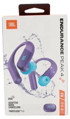 Obrázok produktu pre JBL Endurance Peak 4, Bezdrôtový, 20 - 20000 Hz, Športy, Slúchadlá s mikrofónom, Purpurová