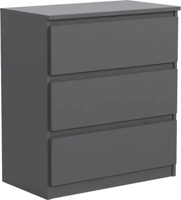 Produktbild von Mobelsta Kommode, Schrank mit Schubladen, Modernes Sideboard, Schubladenschrank, Kommodenschrank, Anthrazit 70x39x78,5 cm