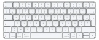 Image de Apple Magic Clavier universel USB + Bluetooth AZERTY Français Blanc